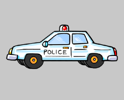 police car