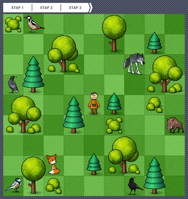 Forest treasures - game